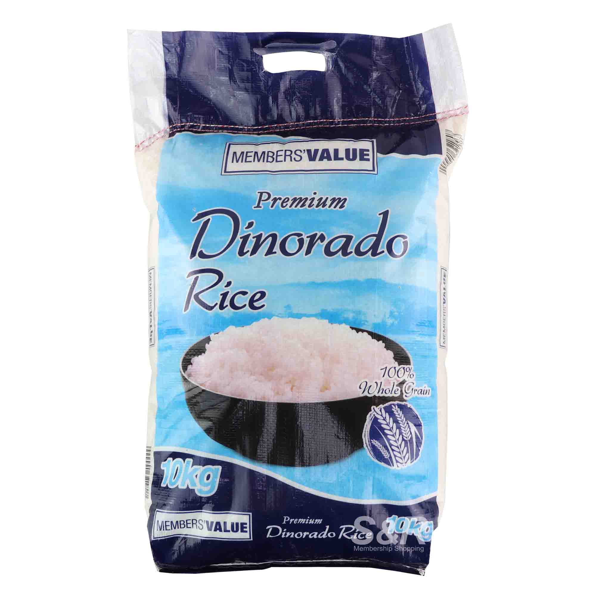 Members' Value Dinorado Premium 100% Whole Grain Rice 10kg Members' Value Dinorado Premium 100% Whole Grain Rice 10kg